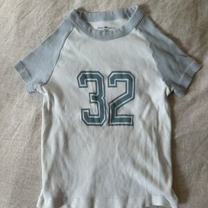 Brandy Melville Baseball baby tee